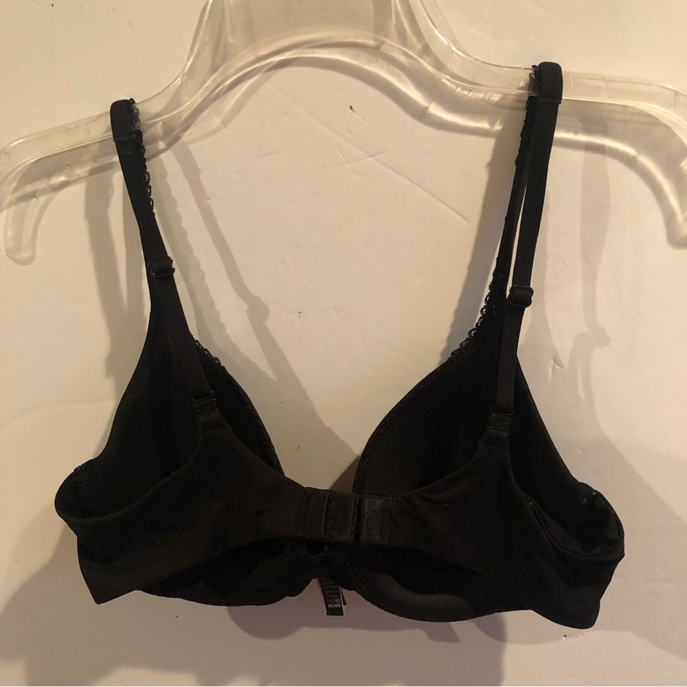 VICTORIA’S SECRET Black Body by Victoria Lined Perfect Coverage BRA 34C - Picture 3 of 6